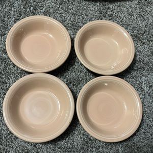 Fiestaware leadfree post 86 little nut type saucers